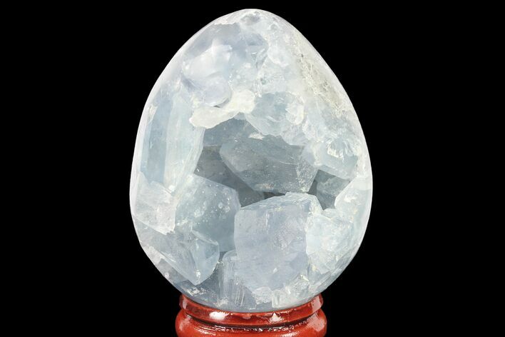 Crystal Filled, Celestine (Celestite) Egg - Madagascar #134611